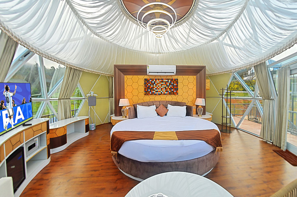 Luxury Glamping Bedroom